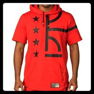 Nike Men’s Pivot V3 Short Sleeve Hoodie (Red) XL